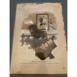 Rare Finds Vintage Cream of Wheat Advertisements Collections! Originals! 14Pcs!!